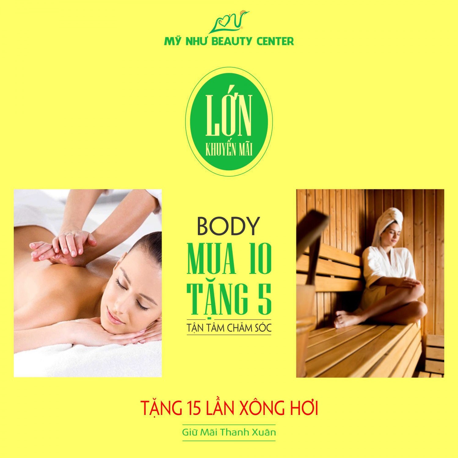 Dịch vụ body ngũ hành